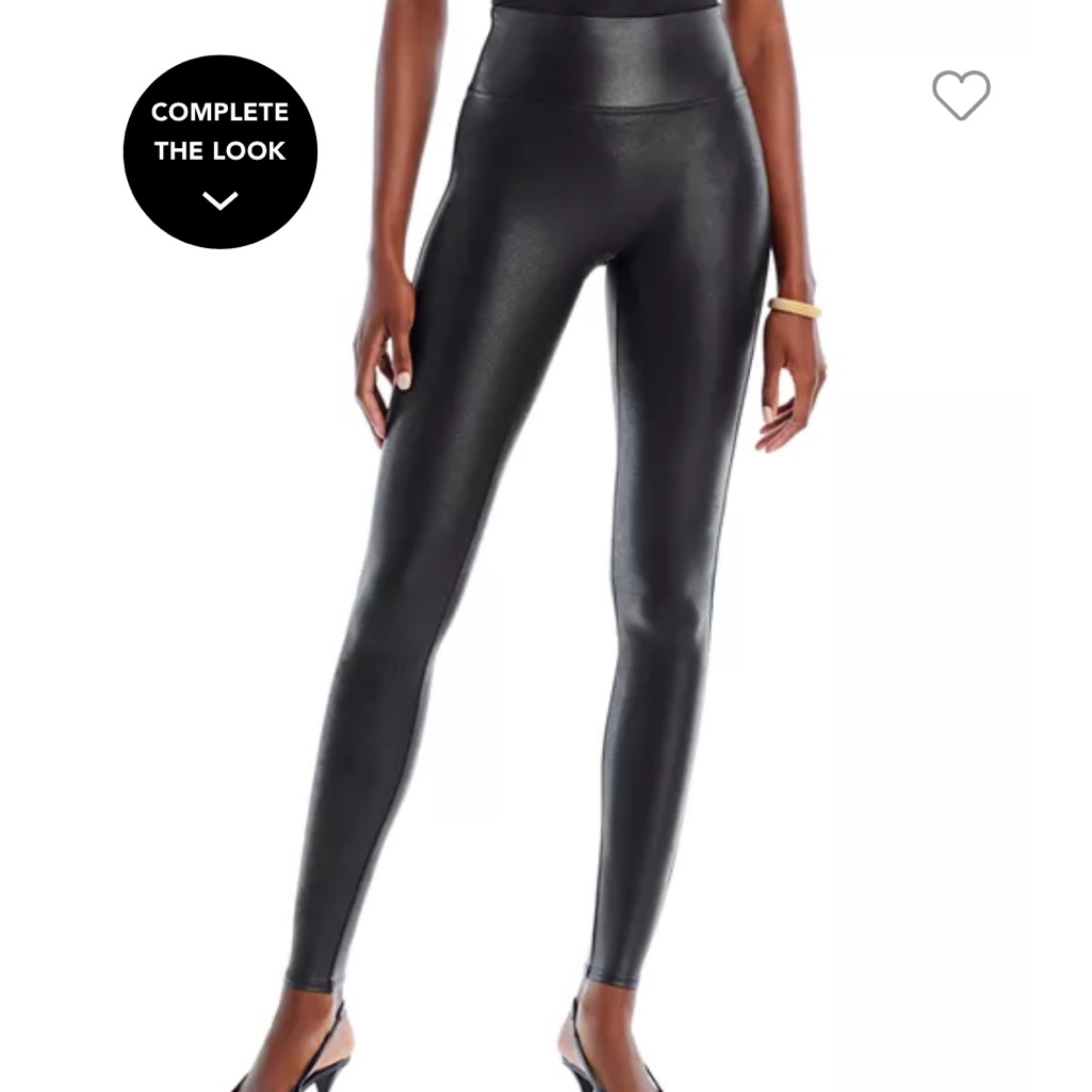 Spanx Faux-Leather Leggings